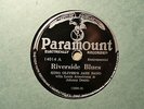 KING OLIVER w/ LOUIS ARMSTRONG, JOHNNY DODDS - Riverside Blues - PARAMOUNT 78