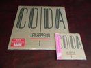 LED ZEPPELIN CODA DELUXE 180G 3 LP SET  + JAPAN 2003 35TH ANNIVERSARY OBI CD
