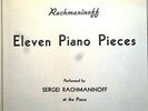 1940 RACHMANINOFF Plays Eleven Piano Pieces Victor M-722 Melodie Etude Prelude