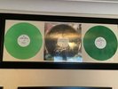 The Clash London Calling Green Vinyl Signed Disc Framed