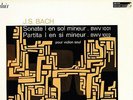 VALOIS MB 824 STEREO - VEGH - BACH - SONATA 1 / PARTITA 1 FOR SOLO VIOLIN - NM