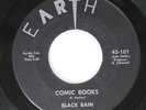 SUPER RARE  Black Rain EARTH 101 VG+ ROCK N' ROLL HARD ROCK / GARAGE 45