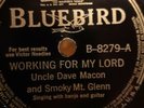 Uncle Dave Macon Bluebird 8279 Old-time Country Banjo 78 rpm
