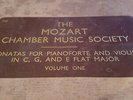 MOZART CHAMBER MUSIC SOCIETY VOLUME 1 LILI KRAUS & SIMON GOLDBERG SW8000-8006