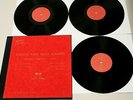 Enesco Plays Bach Violin Sonatas 3-LP Continental Red Velvet Cover - Replica- NM