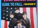 BEATLES WHITE VINYL 45 + Picture Sleeve  MONEY / SURE TO FALL  White Label Promo