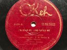 TOP SANCTIFIED GOSPEL 78 Arizona Dranes on Okeh 8438 in  VV- / V F.W. McGee RARE
