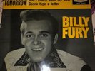 Billy Fury 7” ( Maybe Tomorrow ) 45 1960  R&R Rare Yellow  EP Picture Sleeve