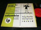 SONGS BY SINATRA 1950 Columbia 10 inch Lp Original VOL. 1 Frank Sinatra CLASSIC