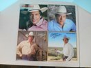4 George Strait Vinyl LP's- Something Special, Right or Wrong, Ocean Front Prop.