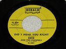 Edie & The Channels - Did I Hear You Right - Herald 584 - northern soul - LISTEN