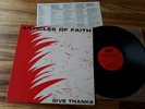 Articles Of Faith ?– Give Thanks - Orig US 1984 Reflex LP + inner EX/NM