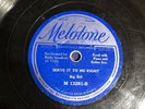 BLUES BIG BILL (great guitar 1933) Mel13281 Serve itTo Me Right/Hard Head Mama V