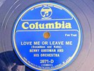 BENNY GOODMAN Poor Little Me COLUMBIA BLUE WAX 78 2871 Teagarden Gene Krupa E+