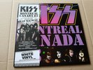 kiss -montreal canada  - 2 x lp - white  vinyl + book