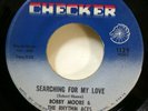BOBBY MOORE Rhythm Aces 45 Searching for my love CHECKER promo soul   Ct 2813