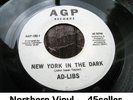 AD LIBS 'New York In The Dark' VG++ Northern Soul 45