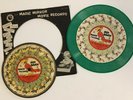 Two 1956 Red Raven movie records 78 rpm - Whistler & His Dog, Little Red Engine