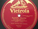 Sembrich, Severina, Caruso, Scotti – 78 rpm Victor 96001: Rigoletto-Quartet; V+