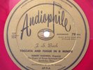 Robert Noehren – 78 rpm Audiophile AP9: Bach Preludes and Fugues in Dm/in Em