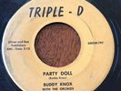 Buddy Knox & Jim Bowen Party Doll & I'm Stickin' With You Triple D Rockabilly 45