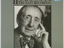 HOROWITZ THE LAST RECORDING CHOPIN HAYDN LISZT WAGNER SONY DIGITAL 1990 LP NM