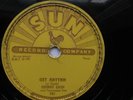 Johnny Cash 78rpm Single 10-inch Sun Records #241 Get Rhythm & I Walk The Line