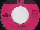 60's Garage / Beat--THE PRIMITIVES--You Said / How Do You Feel--