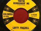 Lefty Frizzell You're Humbuggin' Me b/w Cigarettes and Coffee Blues Columbia 45