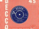 BOBBY HANNA -  WRITTEN ON THE WIND rare original 1968 UK Decca  DEMO M-