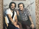 Merle Haggard And George Jones Autographed LP JSA Certified