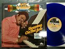 blue vinyl LP FATS DOMINO Sleeping On The Job ANTAGON (Germany,1979)ROY MONTRELL