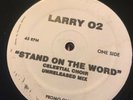 STAND ON THE WORD LARRY LEVAN Promo 12” Single Sided Vinyl Record Rare