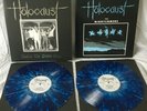 HOLOCAUST Inside The Power Cage 2xLP + insert - Blue/White Splatter vinyl -EX/EX