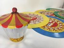 Vintage RED RAVEN MAGIC MIRROR Carrousel Topper Movie With 5 Records