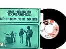 JIMI HENDRIX 7' PS Up From The Skies France RAREST Barclay 60.959 + LANGUETTE 45