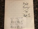 Pink Floyd The Wall Promo Copy With Time Sheet