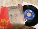 Billy Fury. No. 2 EP. Decca DFE 6699. NOC