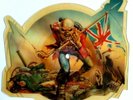 Iron Maiden The Trooper 1983 Shaped Vinyl Picture Pic Disc