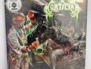 Mortician Re-animated Dead Flesh Hells LP 174 Yellow Highlighter Splatter SIGNED