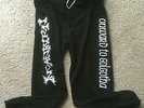 INCANTATION ONWARD TO GOLGOTHA TOUR SWEATPANTS death metal roadracer BLUE GRAPE