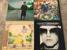 ELTON JOHN LPs: SINGLE MAN, CAPTAIN FANTASTIC, VICTIM OF LOVE, YELLOW BRICK ROAD