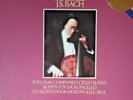 YO-YO MA Bach The Unaccompanied Cello Suites NM CBS +both inserts