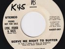 CECIL LYDE, FISHER & GILES Serve Me Right To Suffer MODERN SOUL sweet soul HEAR
