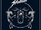 STALLION - Slaves Of Time - Vinyl-LP - black white split Vinyl