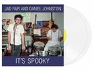 Jad Fair & Daniel Johnston It's Spooky WHITE VINYL LP Record & 7