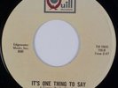 THE RIDDLES: It’s One Thing to Say US Quill Garage Rock Orig 45 NM- HEAR