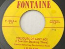 GARAGE Les Sultans I SAW HER STANDING THERE 45 rare French version Beatles EX