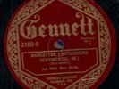 78-PRE-WAR JAZZ-JUD HILL'S BLUE DEVILS on GENNETT-MANHATTAN(INTRODUCING ME) RARE
