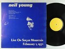 Neil Young - Live On Sugar Mountain LP